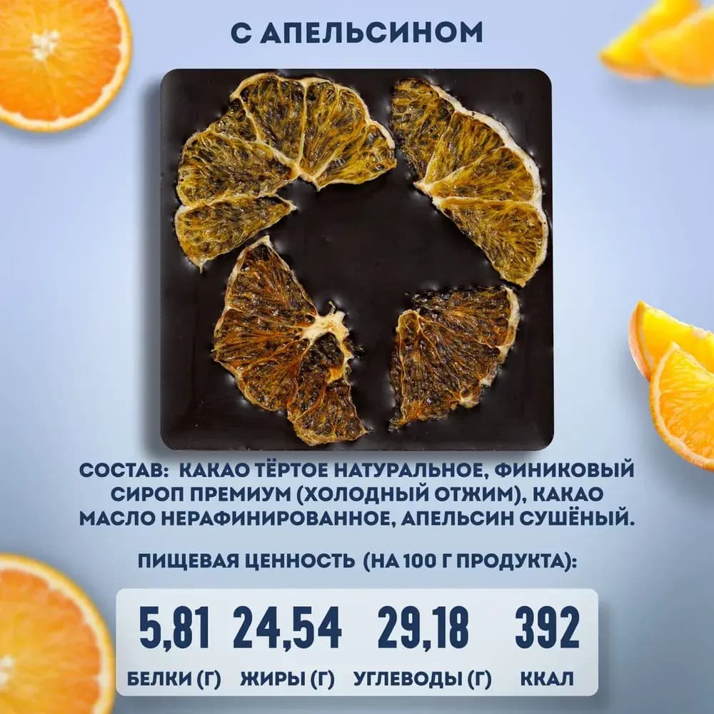 Подарочный набор шоколада на финиковом сиропе, 4 плитки — миниатюра 5